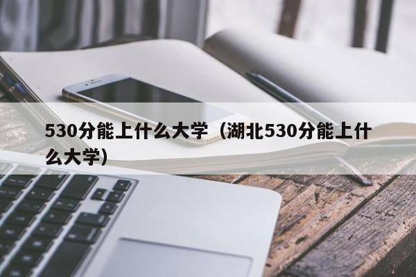 530分能上什么大学（湖北530分能上什么大学）