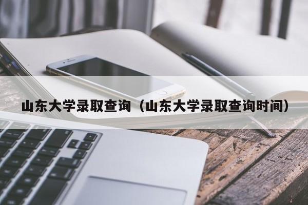 山东大学录取查询（山东大学录取查询时间）