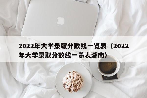 2022年大学录取分数线一览表（2022年大学录取分数线一览表湖南）