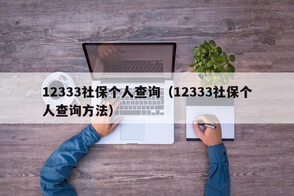 12333社保个人查询（12333社保个人查询方法）