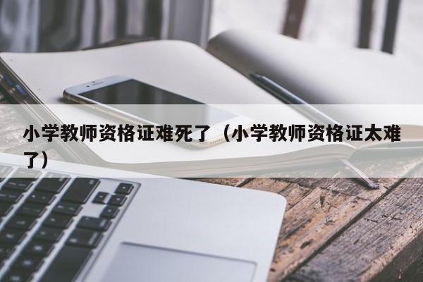 小学教师资格证难死了（小学教师资格证太难了）